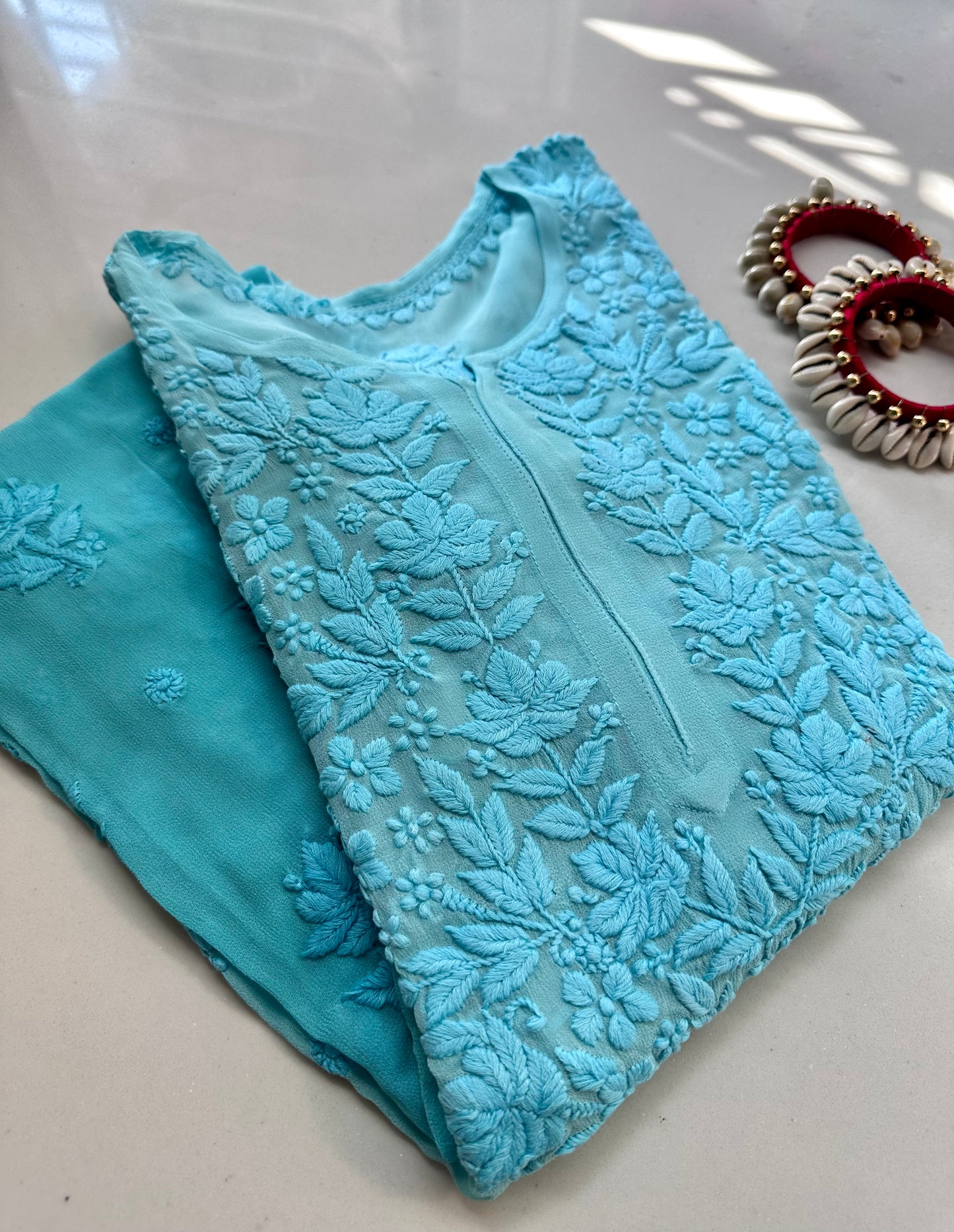 Beautiful Ranjha georgette Chikankari Kurta