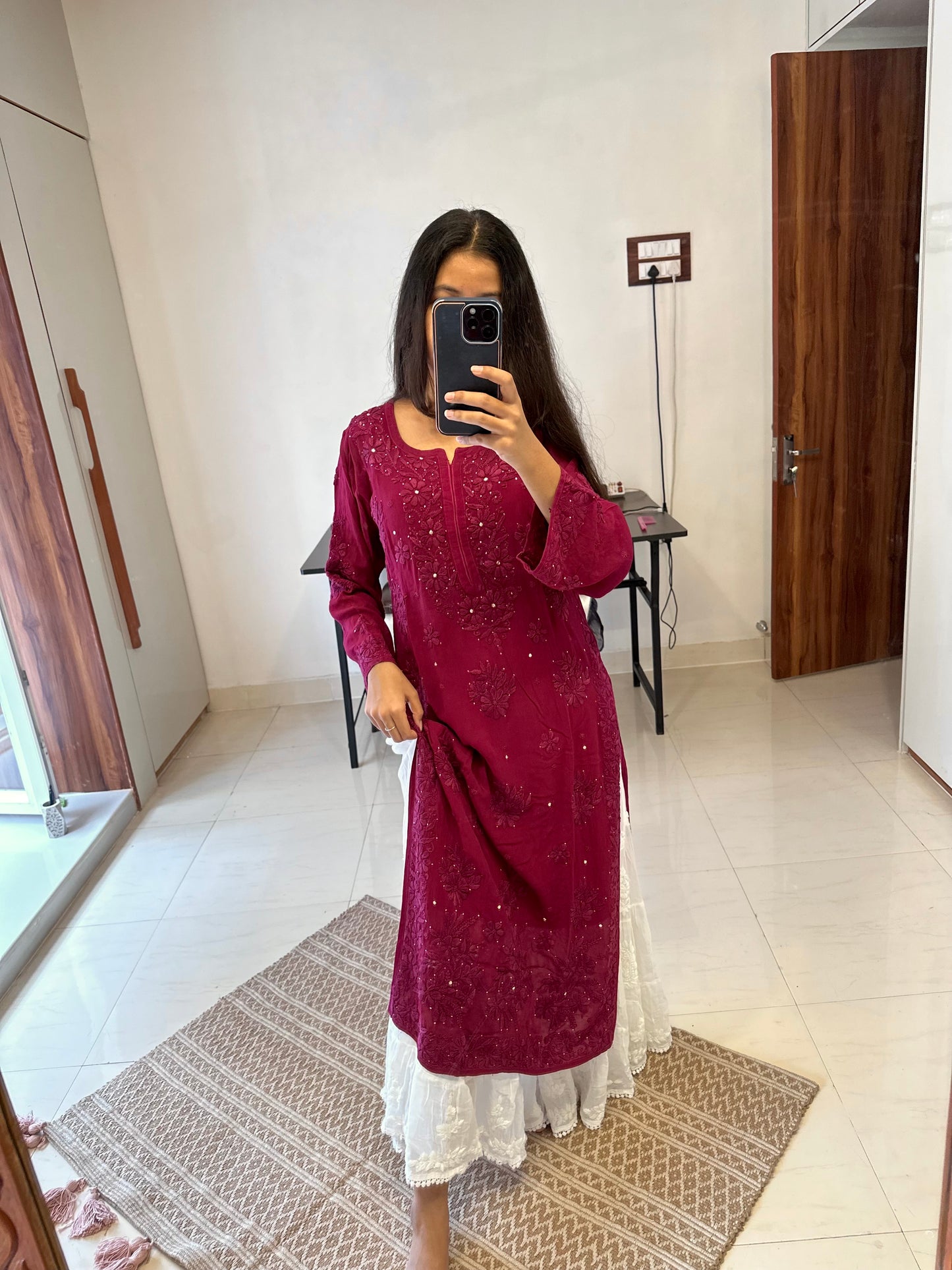 Festive Haniya Chikankari Kurta