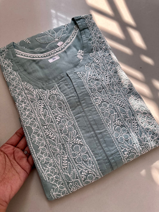 Raahat Cotton Chikankari Kurta