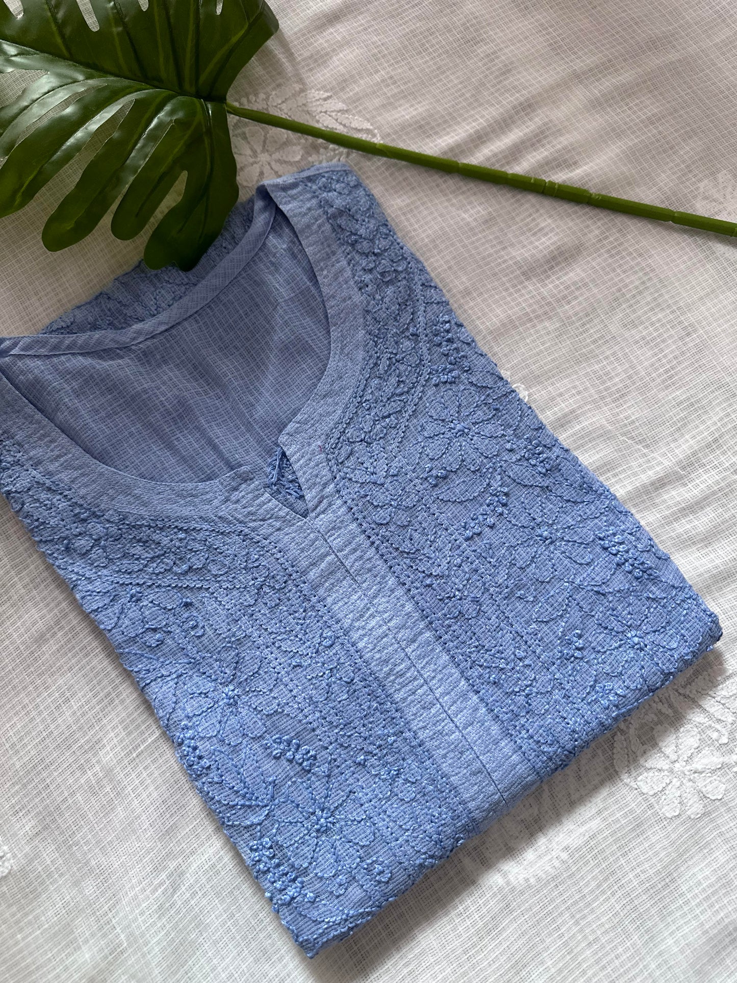 Kota Jaal Chikankari Kurta